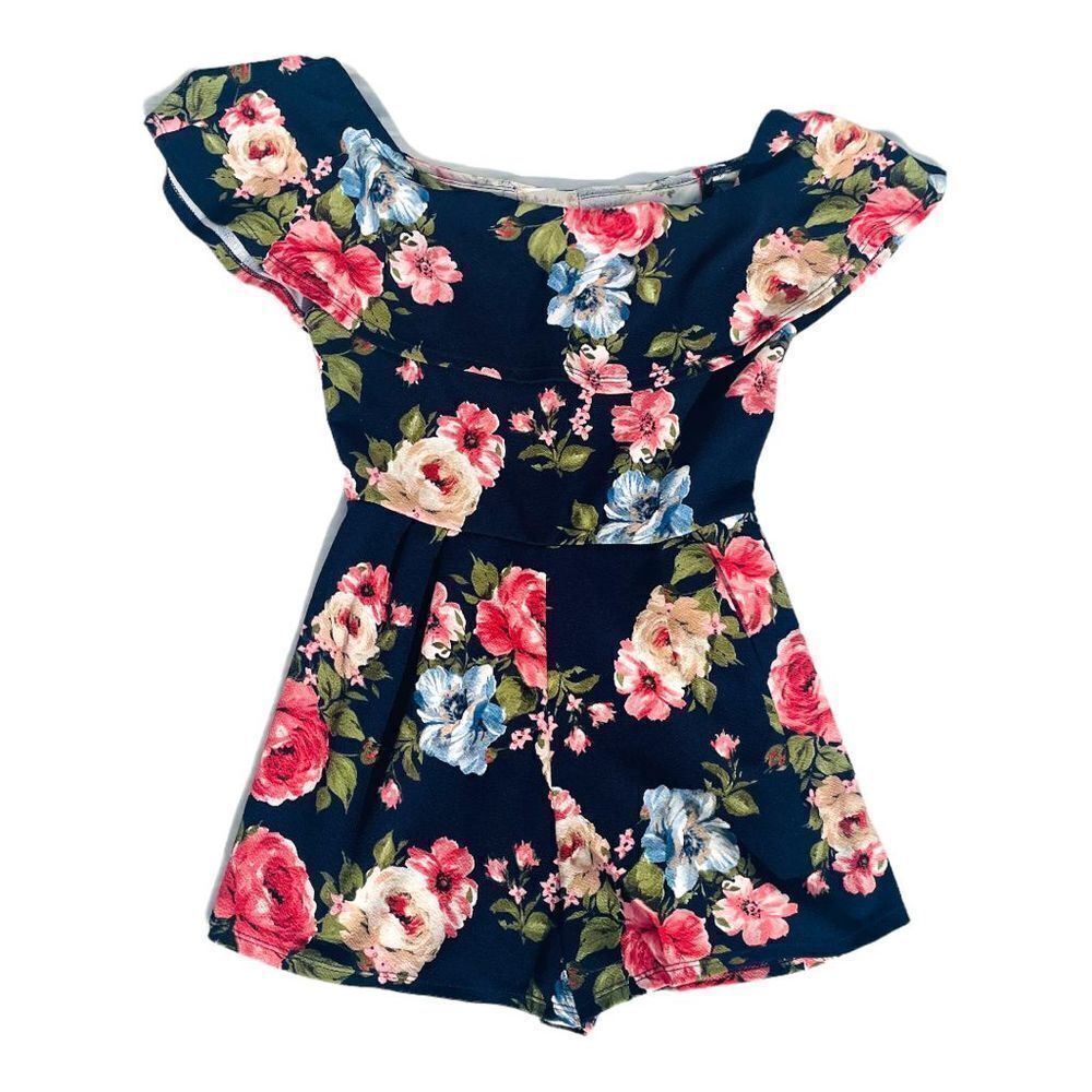Altar’d State Floral Romper Sz S